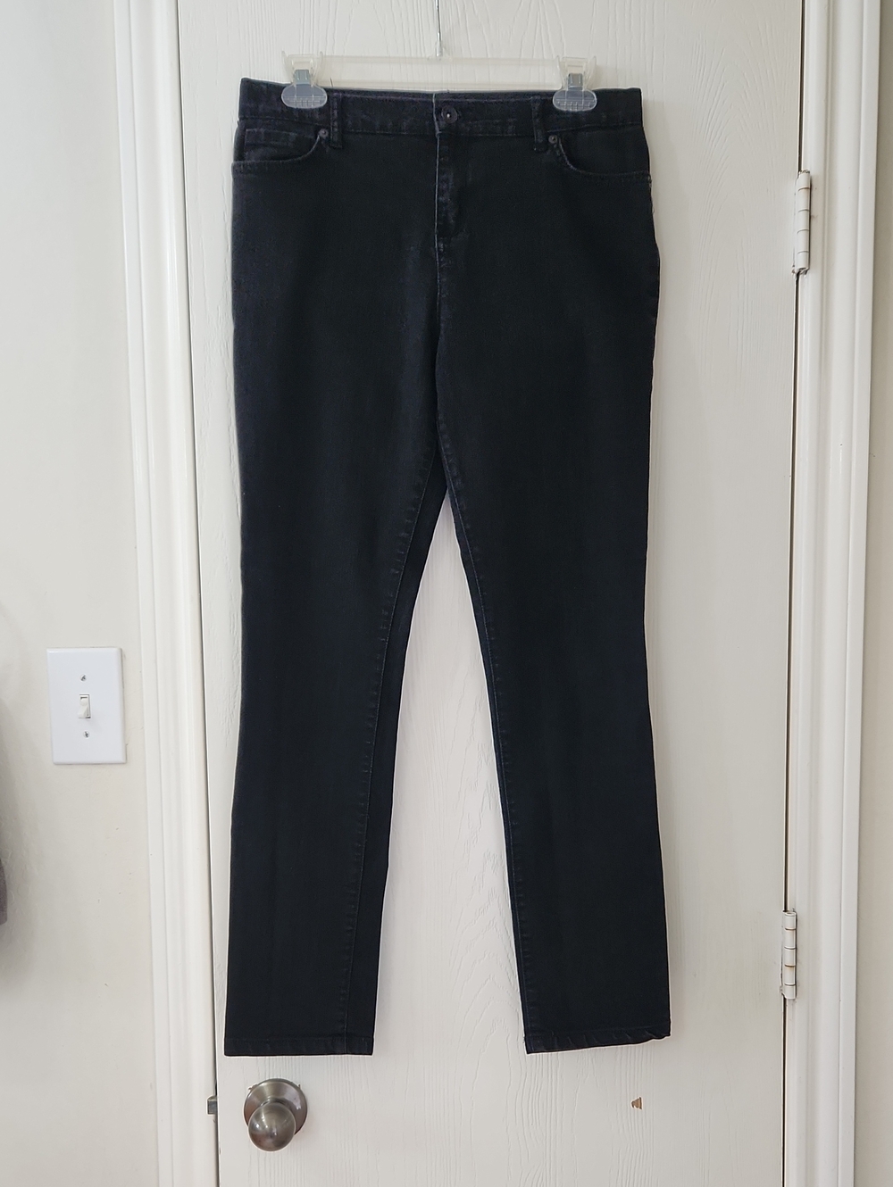 Place Black Super Skinny Stretch Jean Size 16 GUC